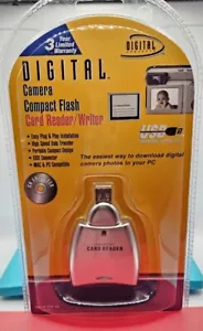New Digital Concepts Compact Flash Camera Card Reader/Writer Download PC CR-10 - Picture 1 of 5