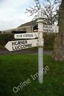 Photo 6x4 Signpost at West Luccombe Note the Somerset County Council (SCC c2011