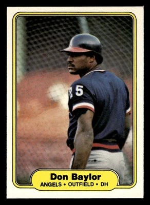1982 Fleer - Don Baylor #451 - Image 1 of 2