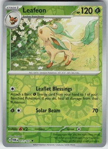 PO-01 Reverse Holo Leafeon 011/167 SV06: Twilight Masquerade - Picture 1 of 1