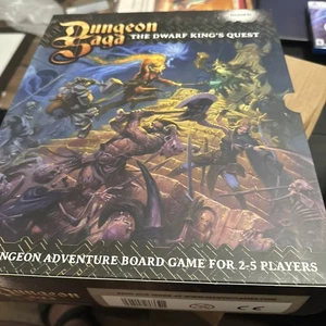 Dungeon Saga The Dwarf King's Quest 2015 W/ Expansions And Kickstarter Extras - Picture 1 of 7