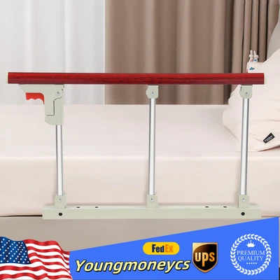 Riel de cama para ancianos, mango plegable de seguridad para adultos para el cuidado del hogar Foto 1 de 4
