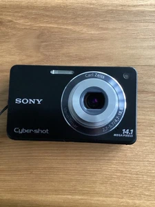 Sony Cybershot DSC-W360 schwarz 14MP Digitalkamera Carl Zeiss Objektiv TOP+ - Bild 1 von 10
