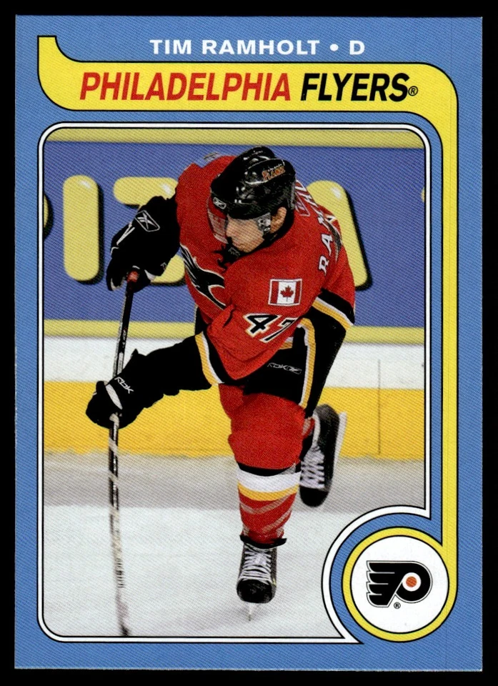 2008-09 O-Pee-Chee 1979-80 Retro Tim Ramholt Rookie Philadelphia Flyers #554 - Image 1 of 2