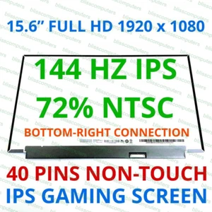 144hz 15.6" FHD Laptop LCD Screen MSI Katana 15 B13VGK B13VEK B13VFK B13UDXK - Picture 1 of 12