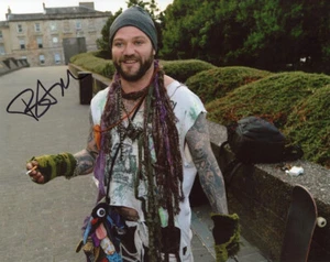 BAM MARGERA SIGNED AUTOGRAPHED 8x10 PHOTO MTV JACKASS VIVA LA BAM BECKETT BAS - Picture 1 of 2