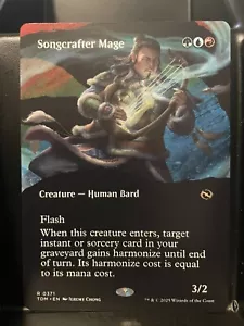Tarjeta mágica Songcrafter Mage SHOWCASE CASI NUEVO/M Tarkir Dragonstorm Magic The Gathering - Imagen 1 de 1