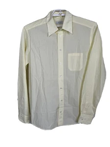 Eton Ganghester Slim Fit Men's sz 44 XL Yellow Long Sleeve Shirt - Picture 1 of 8