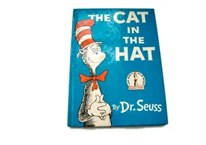Vintage Cat in the Hat Book by Dr. Seuss - Copyright 1957 Blue Cover Children's  - Picture 1 of 8