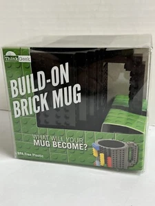 Taza de café hágalo usted mismo construido sobre ladrillo rompecabezas bloque bebida - Construye taza creativa Think Geek - Imagen 1 de 6