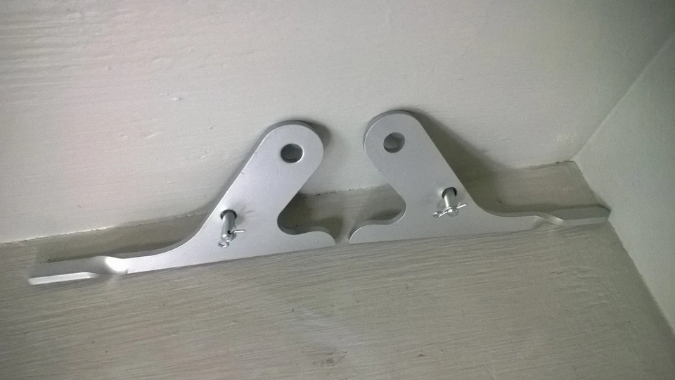 Toro wheel horse rear plow bracket snow plow tiller bracket blade locks #104657 - Image 1 of 1