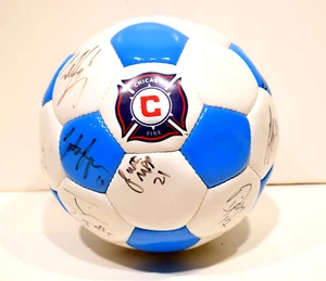 Chicago Fire 2002/3 Team Autographed Soccer Ball - Picture 1 of 5