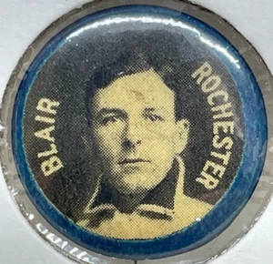 Botón de jugador de pelota "Blair" original 1910 Rochester, NY Hustlers (goma de mascota) - Imagen 1 de 3