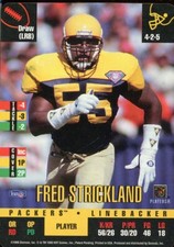1995 Donruss Red Zone FRED STRICKLAND PACKERS