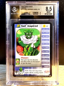 DBZ CCG DRAGON BALL Z NAIL INSPIRED LV2 #117 LIMITED NON-FOIL BGS 8.5 NM-M+ 2000 - Picture 1 of 2