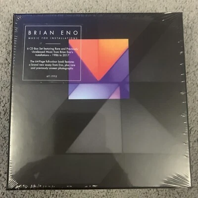 Music for Installations by Brian Eno (CD, 2018) Box Set 6 CD New Sealed - Image 1 of 2