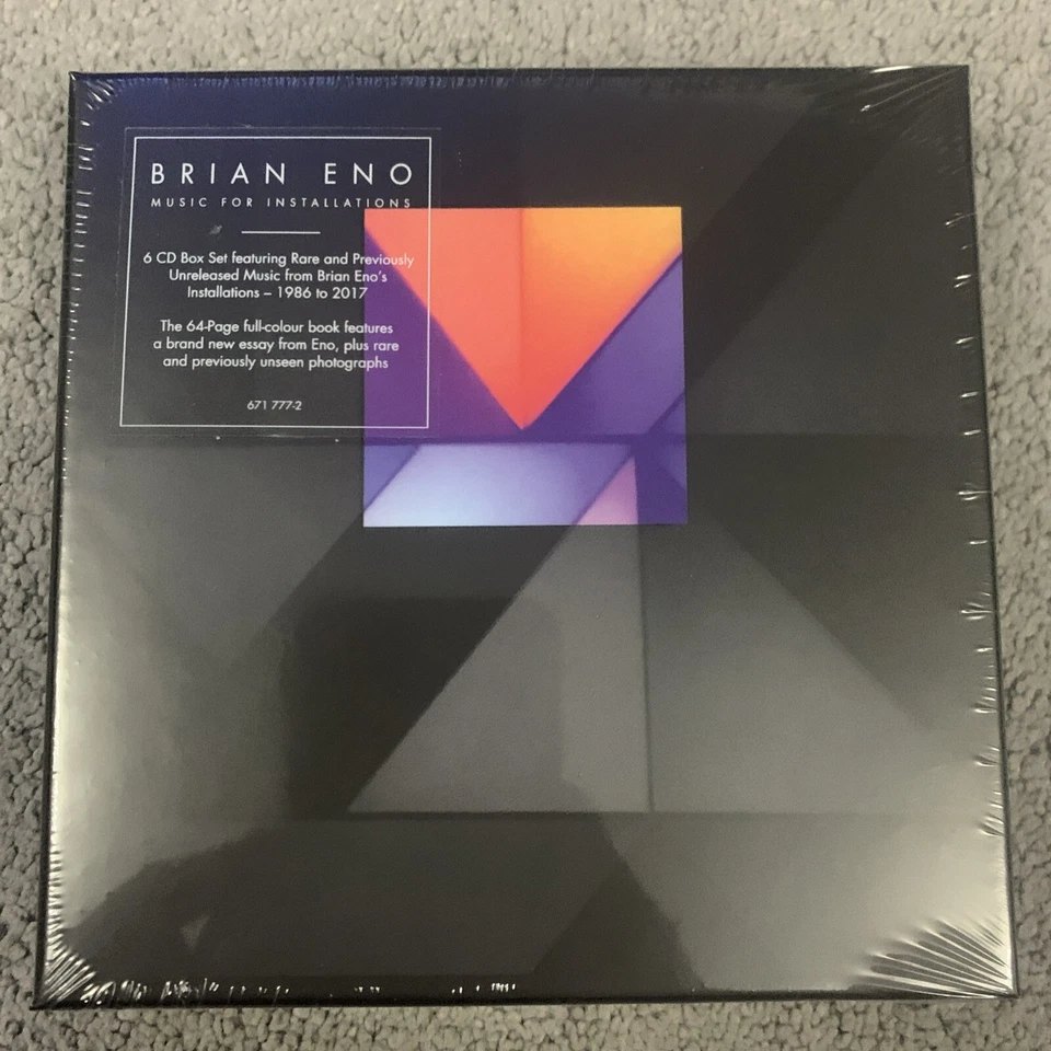 Music for Installations by Brian Eno (CD, 2018) Box Set 6 CD New Sealed - Image 1 of 2