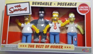 LIMITED EDITION The Simpson's Best Of Homer Bendable Figure Box Set 2006 NIB - Picture 1 of 11
