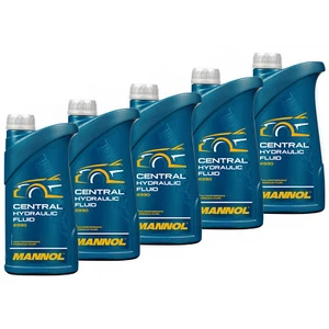 Mannol 5x 1 Litro Aceite Hidráulico Central Fluido Dirección para BMW Volvo Opel - Imagen 1 de 7