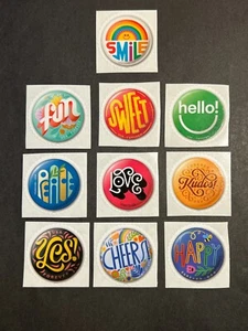 US Scott #5919-28, 2024 Forever, Pinback Buttons, Set of 10 Singles MNH/OG  - Picture 1 of 2