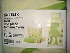 NEW IKEA JTTELIK Duvet Cover & Pillowcase Set Twin Tyrannosaurus Rex Triceratops
