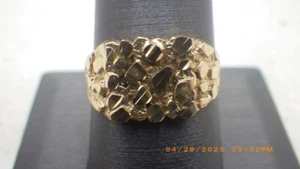 10 Karat Gelbgold Damen Nugget Ring, 2,5 g, Größe: 10 (TDY027246) - Bild 1 von 4