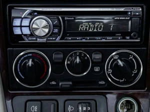 For Mazda MX-5 MX5 98-05 Polished Aluminium Heater A/C Control Surrounds Rings - Picture 1 of 9