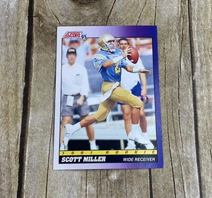 Scott Miller - 1991 Score #580 - Miami Dolphins Football Card - Rookie - Imagen 1 de 6