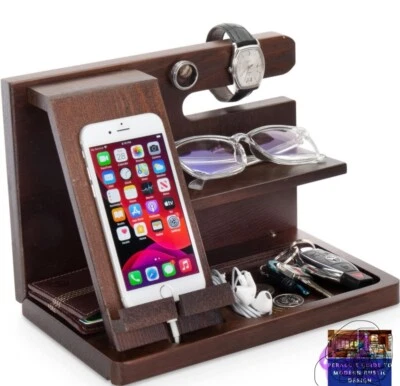 Multifunctional Docking Station (Brown) - Image 1 of 4