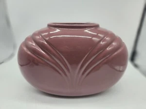 Jarrón vintage Haeger malva años 80 Art Deco segunda calidad 11" x 8" x 5" T5 - Imagen 1 de 4