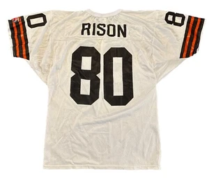 Cleveland Browns Jersey Andre Rison Large Wilson Mens Vintage White - Picture 1 of 7
