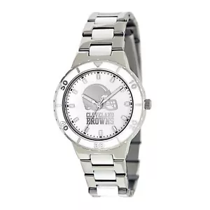 Cleveland Browns Damen Pearl Uhr von Game Time NFL-PEA-CLE Woman Frauen Metall - Bild 1 von 2