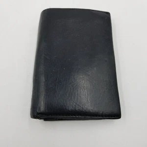 Portafoglio Hobo International in pelle nera con tre scomparti zip magnetica usato in ottime condizioni pelle morbida - Foto 1 di 10