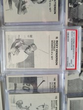 Rickey Henderson 1977 Chong Modesto A's Psa 9