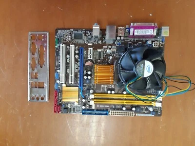 SCHEDA MADRE VINTAGE ASUS P5KPL-AM EPU PIU' CPU INTEL CORE 2 DUO 2.66 GHZ - Immagine 1 di 4