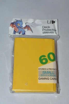 Protector de cubierta 60 Ultra PRO AMARILLO SÓLIDO pequeño 62 mm FUNDAS PARA TARJETAS Foto 1 de 3