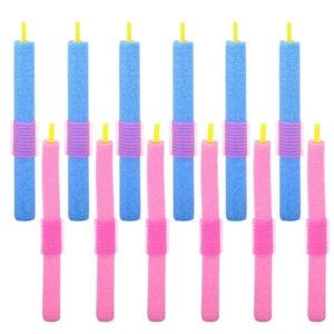 12 stück Schaum Lockenwickler Schwamm Kurvenreich Haarwickler DIY Haar Locken At - Bild 1 von 4