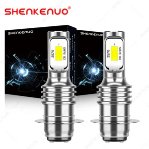 2 8000K Bright H6M LED Headlight Bulbs For Honda XR500R: 1981 Front 12v DC Bulbs - Picture 1 of 17