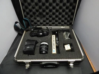 Minolta Camera & Accessories. Pre Owned. With Padded Hard Case. Untested - Image 1 of 4