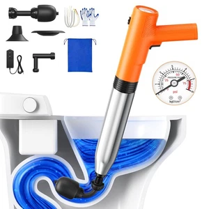 Émbolos de inodoro eléctricos para baño, desenganche de inodoro 4 en 1, autoinflado... - Imagen 1 de 7