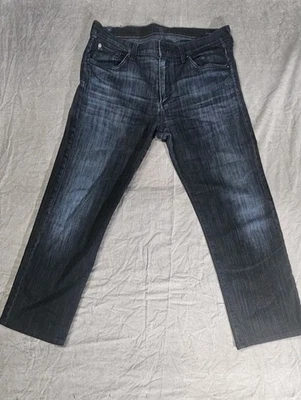 Citizens Of Humanity Distressed MENS Jeans SZ 34 DARK BLUE (HL11) - Image 1 of 4