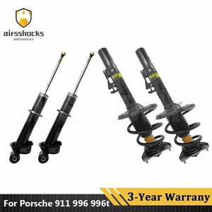 4 Front Rear Shock Absorbers w/O PASM Fit Porsche 911 996 996t Carrera 2WD 1999- - Picture 1 of 16