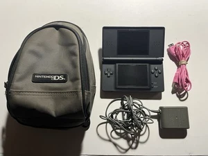 Nintendo DS Lite Handheld Console | Cobalt Blue & Black W/ Charger & Bag🔥Nice! - Picture 1 of 11