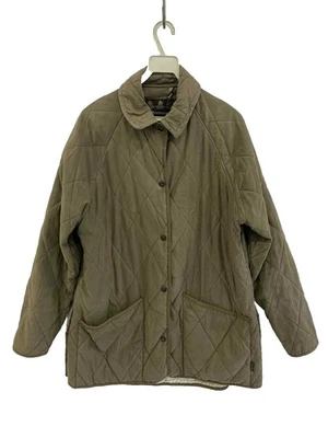 Barbour Olive Green Quilted Jacket Women’s Size UK 14 US 10 Country Outdoor #100 - Image 1 of 4