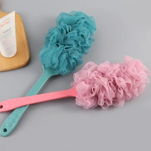3 Pcs Scrub Bath Brush Bathroom Back Shower Scrubber for Men Long Handle - Picture 1 of 11