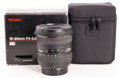 Nikon DX Sigma EX 10-20mm f/4-5.6 DC HSM Lens *Exc+ Sharp Wide Angle Zoom Lens - Image 1 of 4