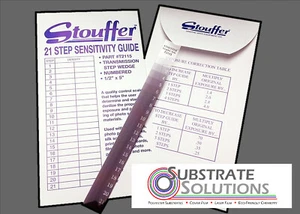 Stouffer 21 Step Sensitivity Guide - #T2115 Transmission Film Step Scale - Picture 1 of 1