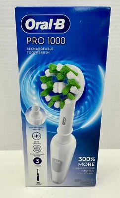 New Oral-B Pro 1000 Rechargeable Toothbrush 3 Modes - Изображение 1 из 3