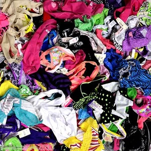 Lote de 10 pares de correas transparentes de encaje cuerdas en G lencería ropa interior OS S M L - Imagen 1 de 9