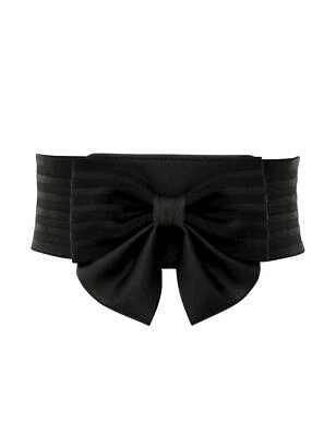 Mujeres Lindo Cinturón de Cintura Elástico Ancho con Lazo - Adorable Accesorio de Vestido (XL) Top Foto 1 de 4